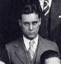 Kroger as a medical student, ca. 1930. From the 1930 Northwestern Syllabus.
